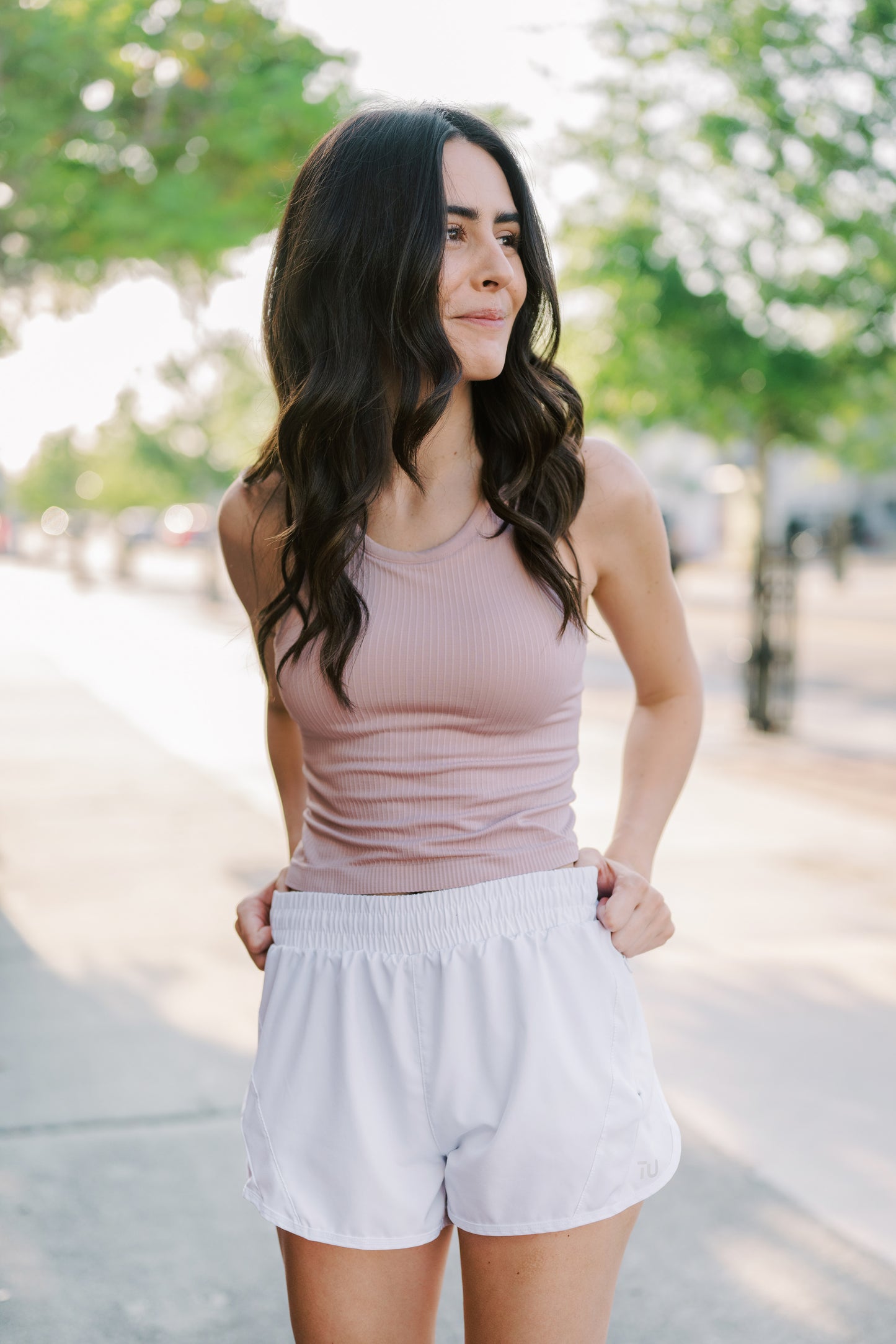 Up For Anything Ribbed Tank